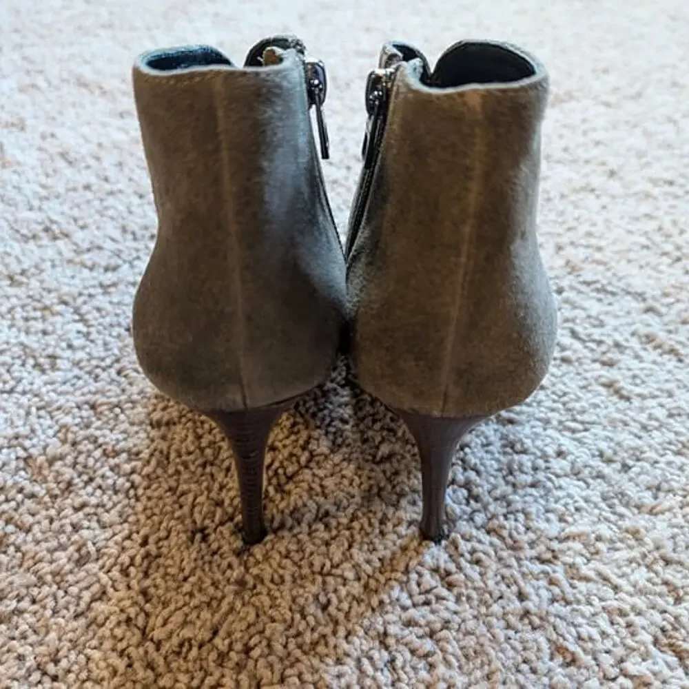 Coach Olie Open Toe Booties Women's 5.5 Career Office Preppy